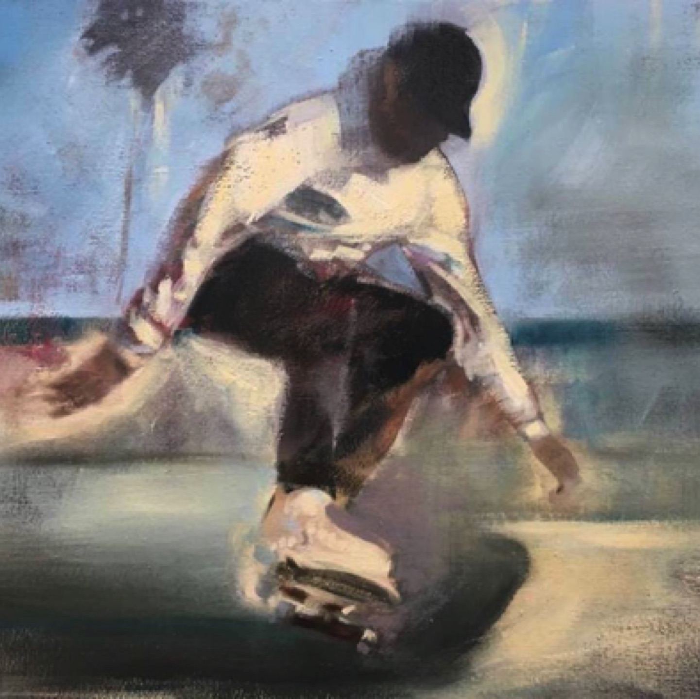 Gregg Chadwick
Skate Light (Venice)
16"x20"oil on linen 2018
Private Collection, Venice, California